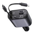 Retractable 4-in-1 Fast Car Charger